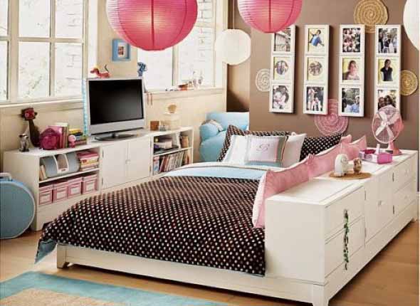 Decoração simples para quarto de meninas 016