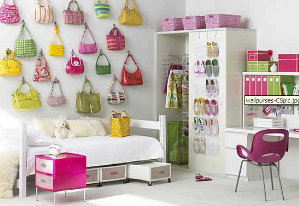 Decoração simples para quarto de meninas 020