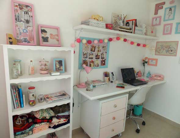 Decoração simples para quarto de meninas 024