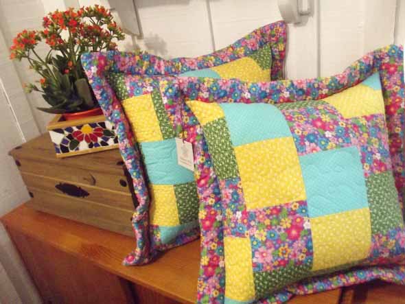 Patchwork na decoração de casa 001