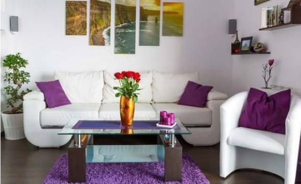 Ideias simples para decorar salas pequenas 009