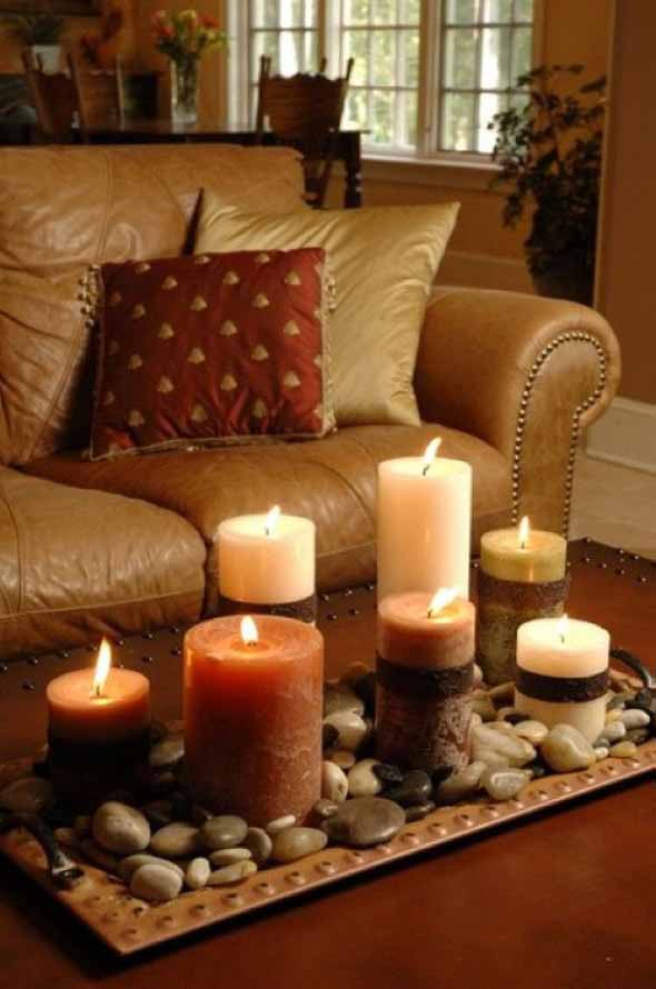 18 Maneiras de decorar com velas 003