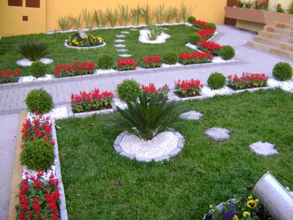 Canteiro de flores criativo para varanda e jardim 005