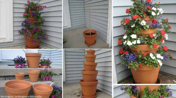Canteiro de flores criativo para varanda e jardim 022