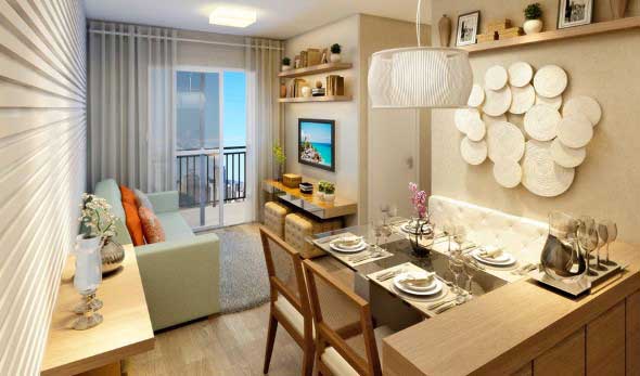 Apartamento pequeno com ambientes integrados 003