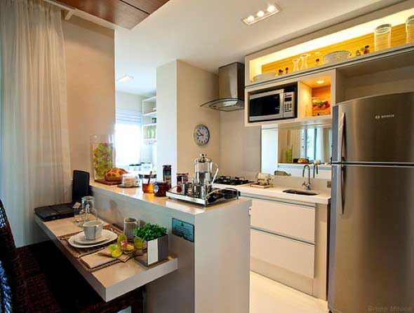 Apartamento pequeno com ambientes integrados 016