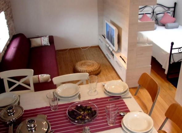 Apartamento pequeno com ambientes integrados 019
