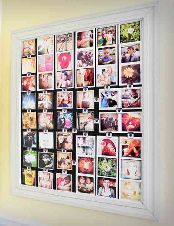 DIY - Aprenda a montar um painel de fotos 006