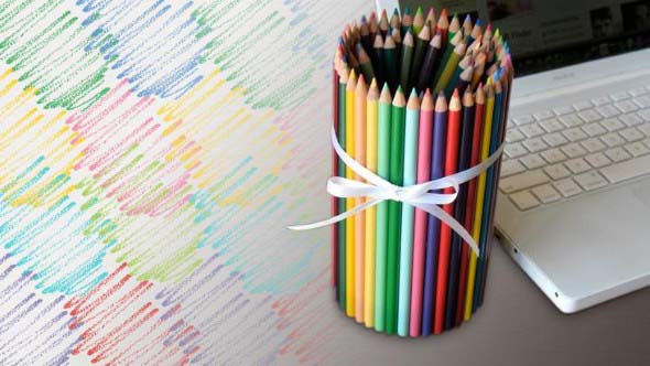 Decore sua casa com lápis de cor 002