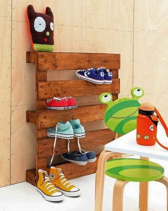Ideias criativas para organizar e guardar sapatos 014