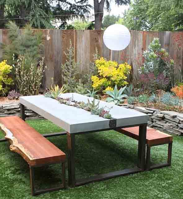 Mesas para varanda quintal ou jardim 017