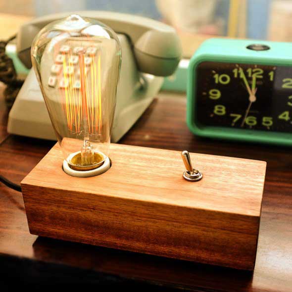 Iluminação com lâmpadas vintage na decoração 007