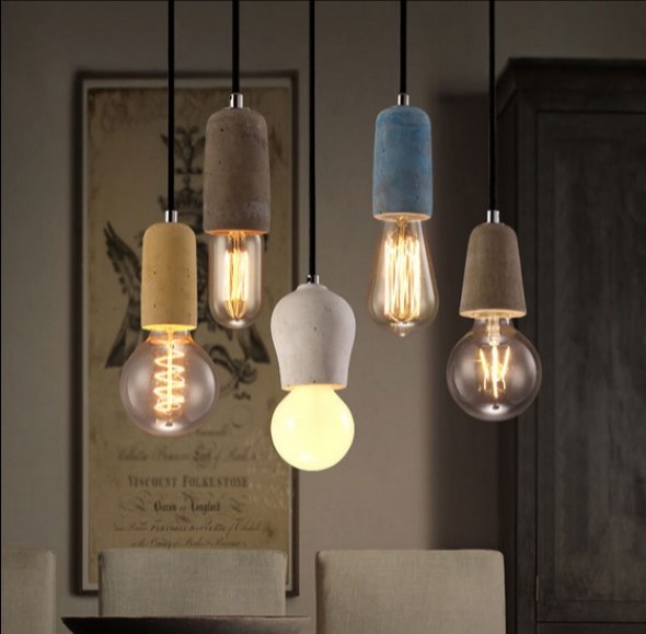 Iluminação com lâmpadas vintage na decoração 016