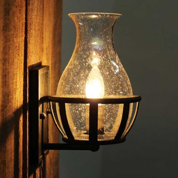 Iluminação com lâmpadas vintage na decoração 017