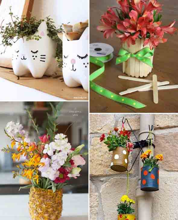 Vasinhos de flores e plantas para enfeitar a casa 021