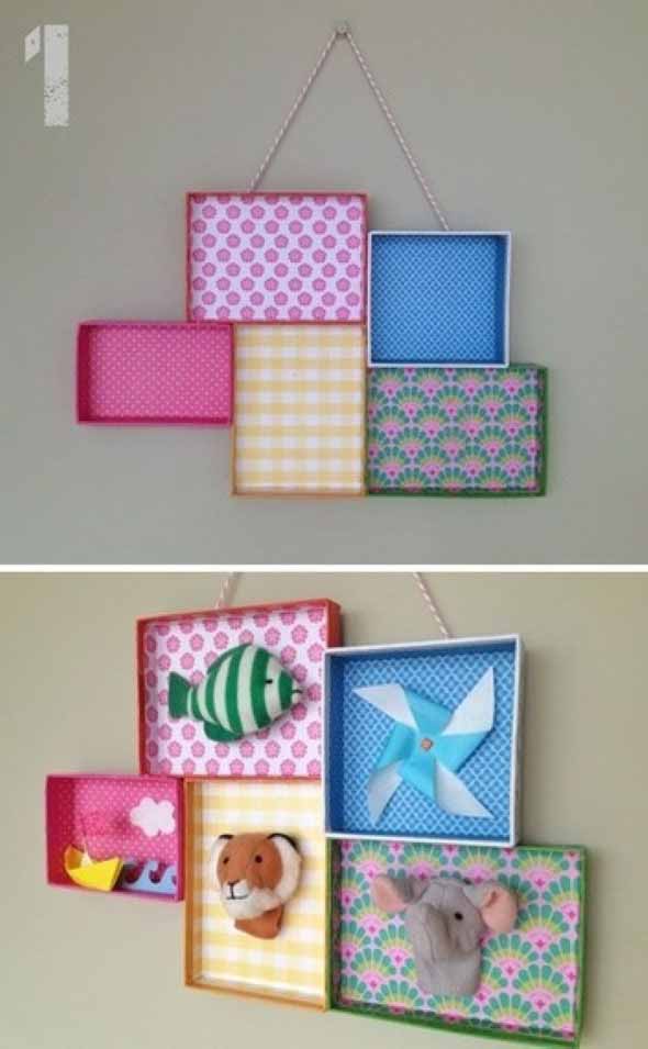 DIY - Caixas de papelão na decoração 004
