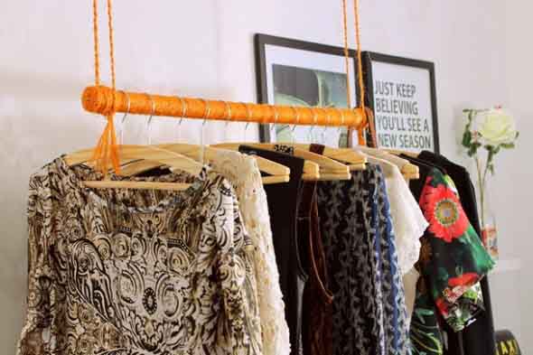 DIY - Como montar uma arara de roupas 006