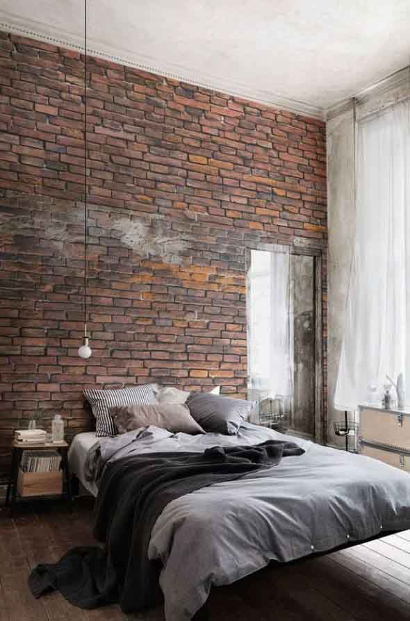 Decoração industrial em quarto masculino 002