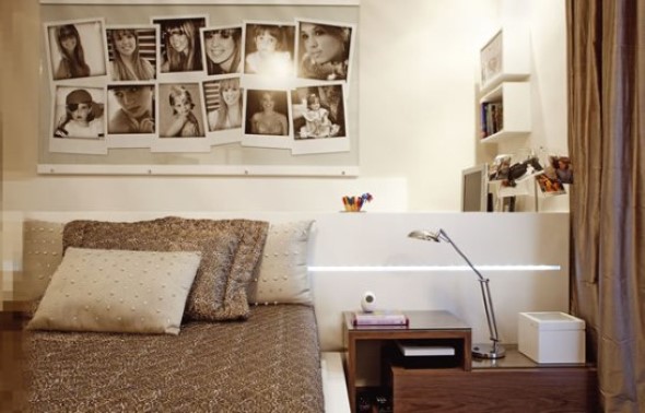 Decore as paredes com fotos de família