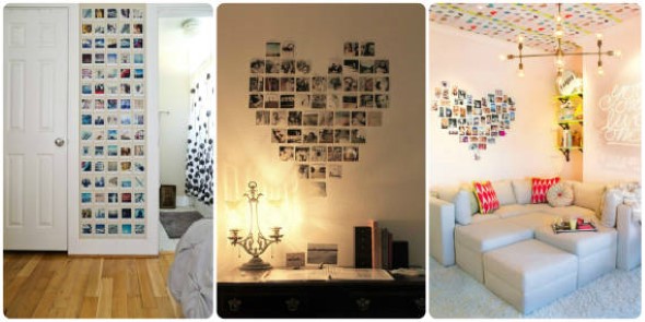 Decore as paredes com fotos de família 011