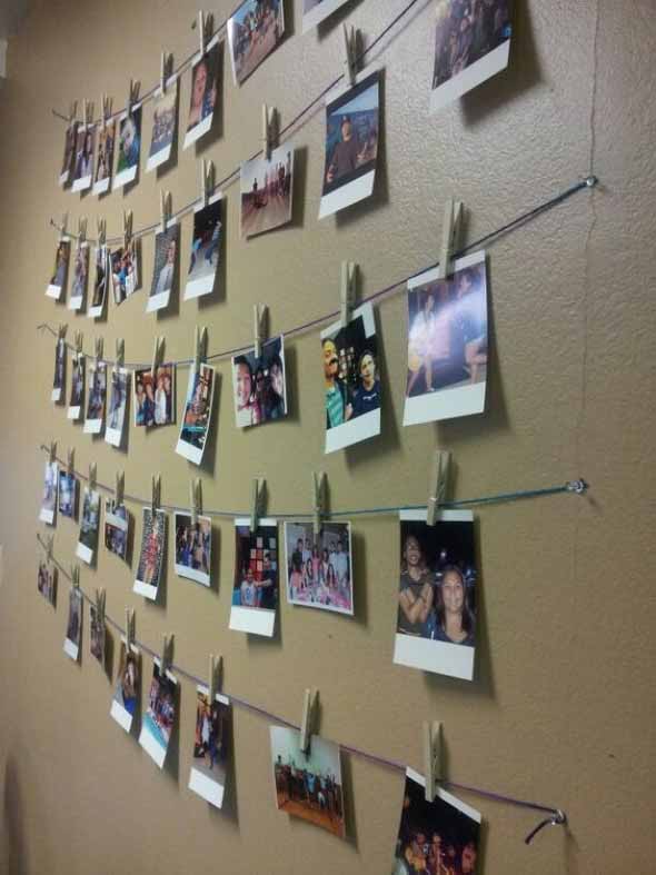 Decore as paredes com fotos de família 013