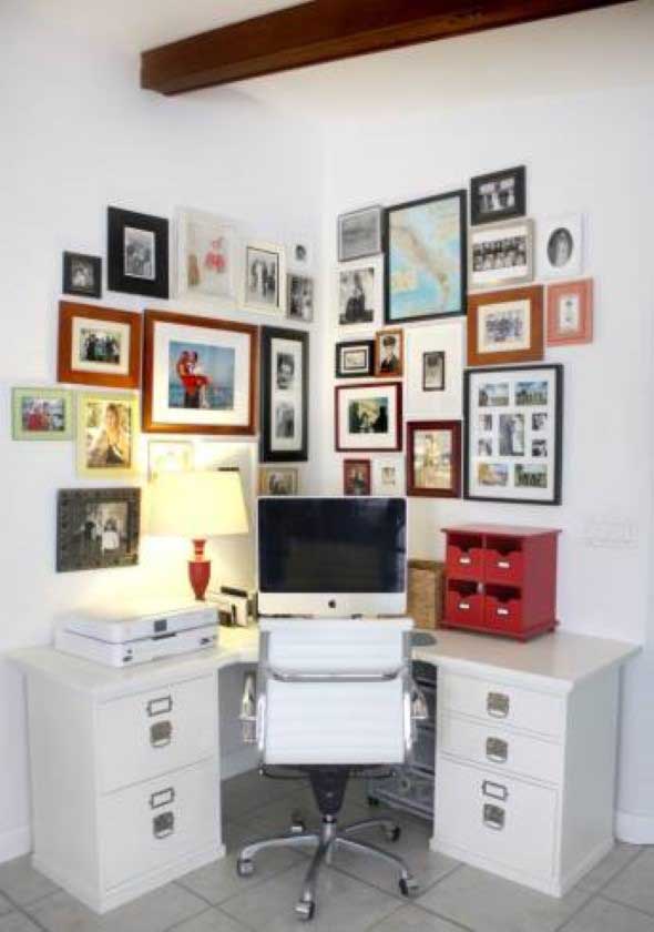 Decore as paredes com fotos de família 024