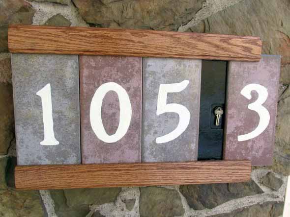 Números de casa DIY 003
