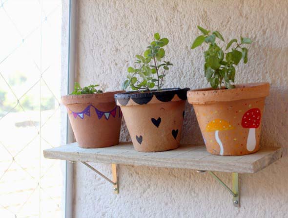 DIY - Como pintar vasos de cerâmica 010