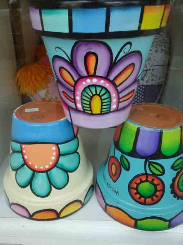DIY - Como pintar vasos de cerâmica 011