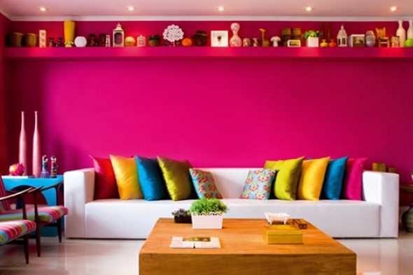 Inspire-se decorando a casa com tons de rosa 014