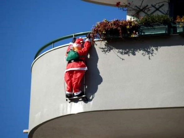 Papai Noel na decoração de natal 004