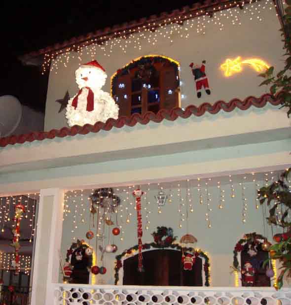 Papai Noel na decoração de natal 005
