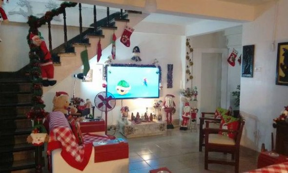 Papai Noel na decoração de natal 011