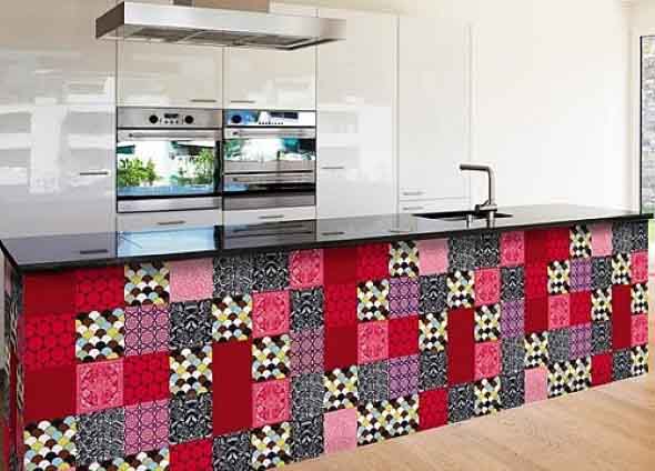 Azulejos estampados na cozinha 018