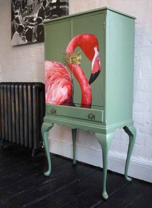Flamingos na decoração 003