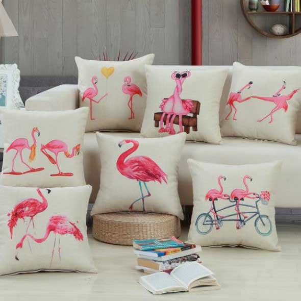 Flamingos na decoração 004