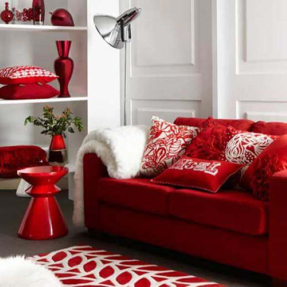 Dicas para usar vermelho na decoração 012