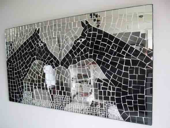 Mosaico na decoração de casa 009