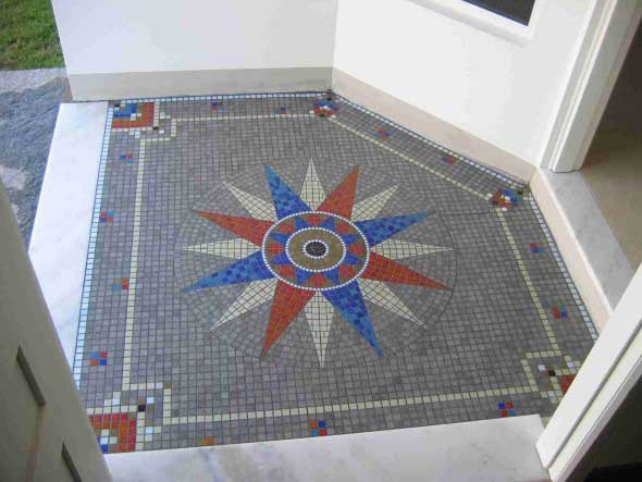 Mosaico na decoração de casa 015