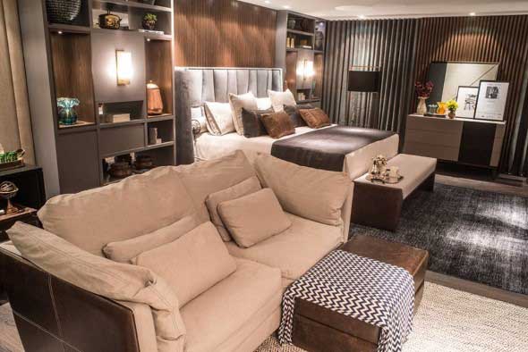 Tenha um sofá confortável em seu quarto 012