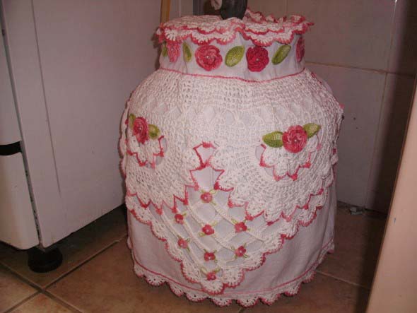 Usar crochê na decoração 022