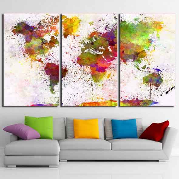 Decorar com quadros grandes 013