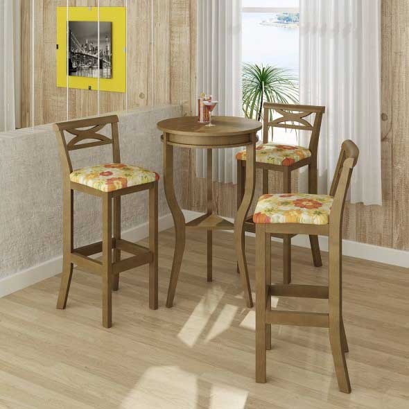 Use mesas bistrô na decoração de casa 003