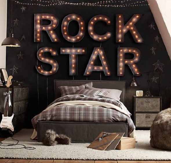 Decoração de ambientes com estilo musical 001