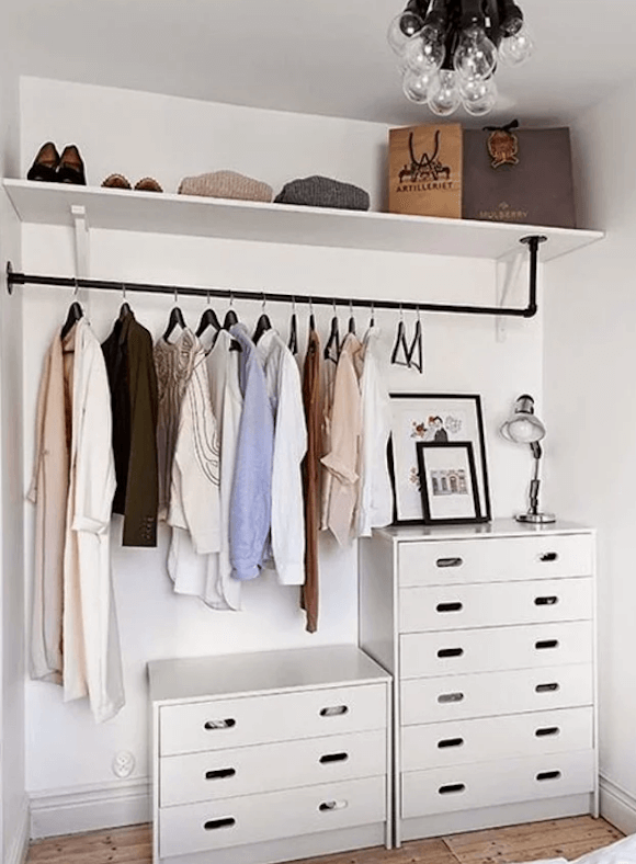 closet aberto